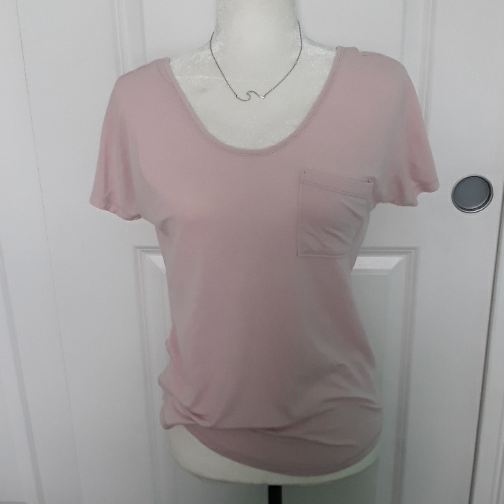 Cross bk Pocket tee